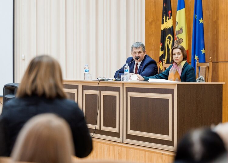 FOTO // Maia Sandu, în vizită la Leova: Vom continua să sprijinim primarii care muncesc pentru comunitățile lor