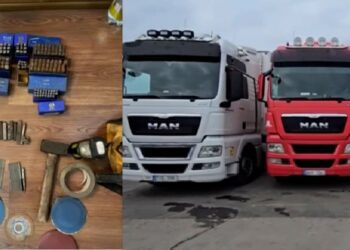 Contrabandă cu semiremorci și camioane, destructurată de oamenii legii