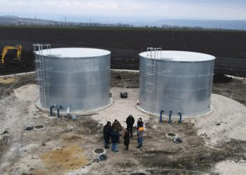 FOTO // ADR Nord: Peste jumătate din lucrările la apeductul magistral din raionul Florești au fost finalizate