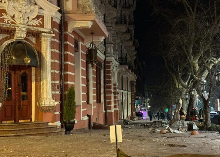 Centrul istoric din Odesa, lovit de rachetele rusești. Cel puțin șapte persoane au fost rănite