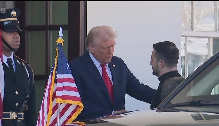 Zelenski a ajuns la Casa Albă. Ce i-a spus Trump când l-a întâmpinat