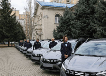 VIDEO / O nouă donație din partea Germaniei. Serviciul Vamal a fost dotat cu 18 automobile noi