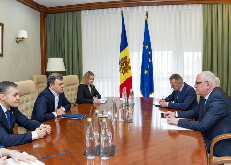 Dorin Recean a avut o întrevedere cu noul ambasador al Ucrainei în R. Moldova, Paun Rohovei