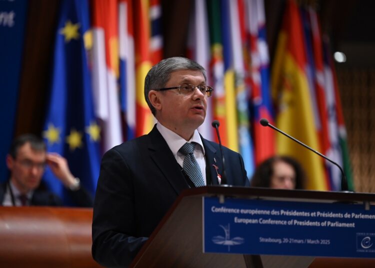 Igor Grosu, la Conferința Europeană a Președinților de Parlament: „Democrația din țară este pusă la grele încercări de regimul de la Kremlin”