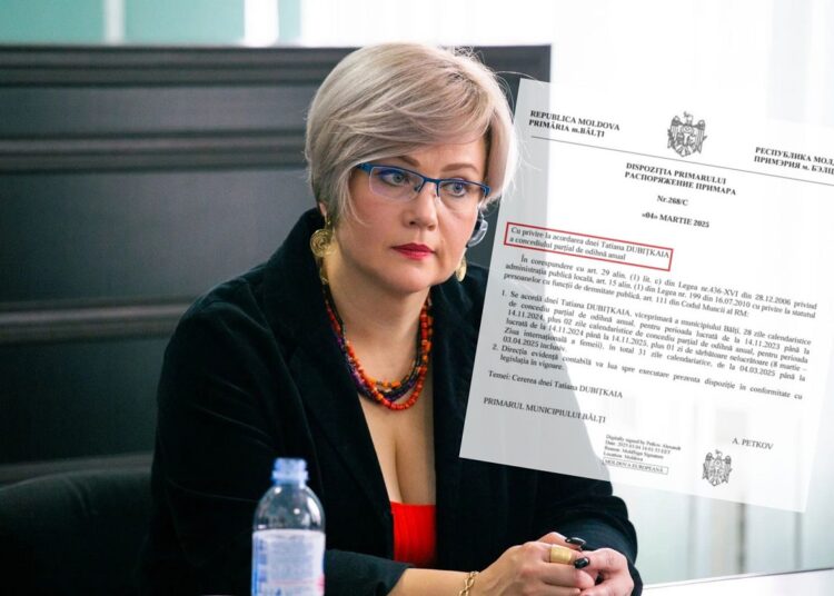 DOC // Viceprimara de Bălți vrea odihnă. Petkov i-a aprobat concediul