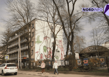 VIDEO // Pictură murală pe o clădire din Bălți. A fost realizată în șapte zile de artiști din Polonia