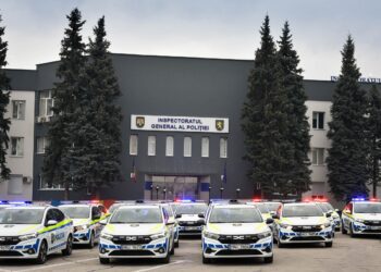 Germania și România au donat poliției 90 de automobile noi