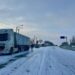 Ghețuș pe traseul M-5. Traficul a fost oprit la Cupcini, Edineț