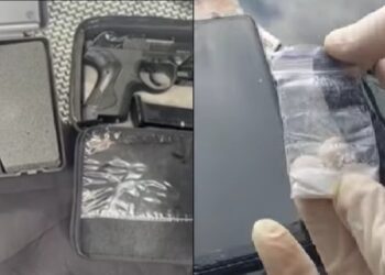 VIDEO // Patru bărbați din Drochia, prinși cu droguri, arme și țigări