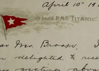Suma incredibilă cu care a fost vândută scrisoarea unui supraviețuitor al Titanicului