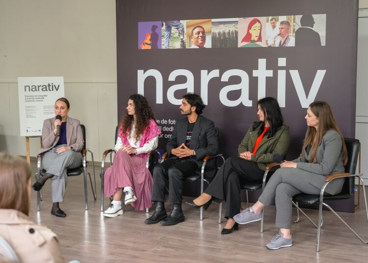 VIDEO // Expoziția „Narativ” a ajuns la Edineț. Zeci de tineri, experți și activiști civici au discutat despre drepturile omului