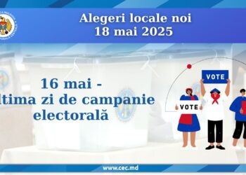 Astăzi este ultima zi de agitație electorală în cadrul alegerilor locale noi din 18 mai 2025