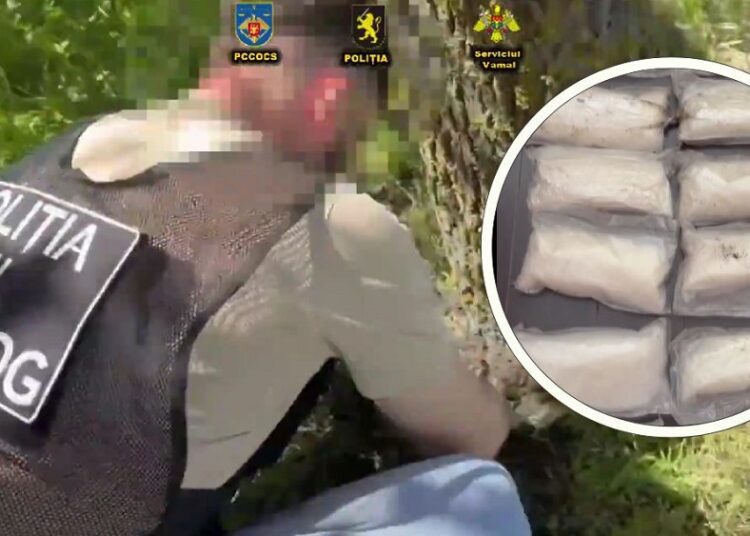 VIDEO // Contrabandă cu „sare”. Un cetățean ucrainean, reținut la Briceni cu droguri sintetice ascunse în mașină
