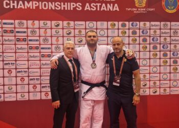 FOTO // Un nou succes sportiv pentru R. Moldova. Ion Basoc a cucerit medalia de argint la Campionatul Mondial de para judo