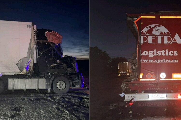 FOTO // Accident nocturn în nordul R. Moldova