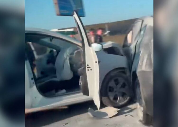VIDEO // Accident la ieșirea din Bălți