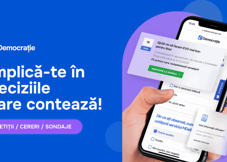 Guvernul lansează platforma eDemocrație: petiții, solicitări și sondaje 100% online