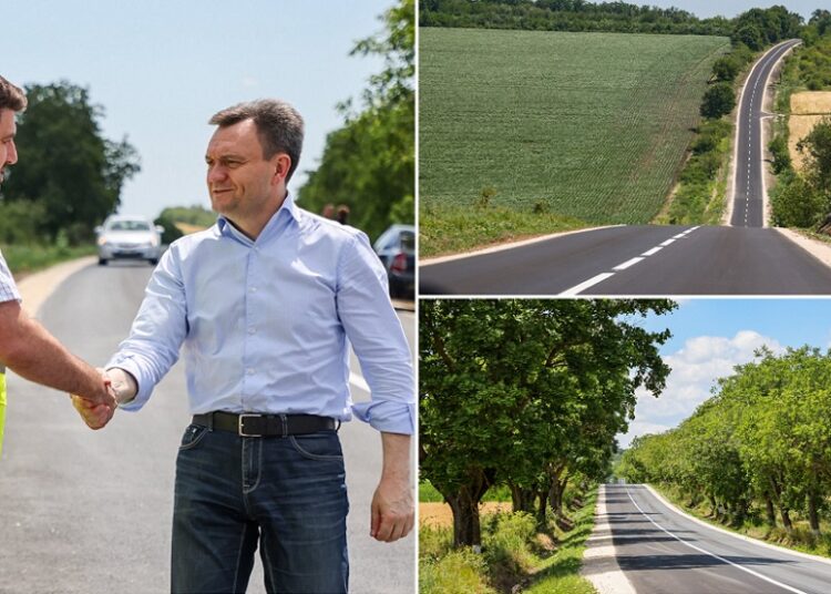 FOTO // Dorin Recean, la Orhei: „În ultimii 4 ani, am dat în exploatare de 3 ori mai mulți kilometri de drum decât în precedenții 10 ani”