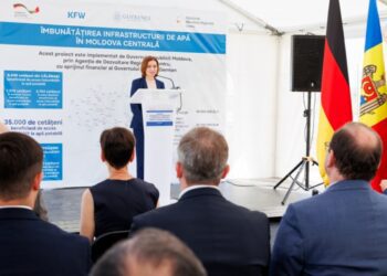 A fost lansată construcția apeductului Chișinău – Strășeni – Călărași. Maia Sandu promite apă potabilă pentru toate localitățile