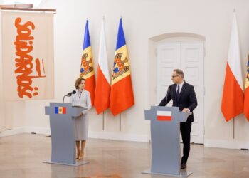 Maia Sandu în vizită la Varșovia: „ Suntem hotărâți să construim împreună o Europă mai puternică, mai sigură și mai unită”