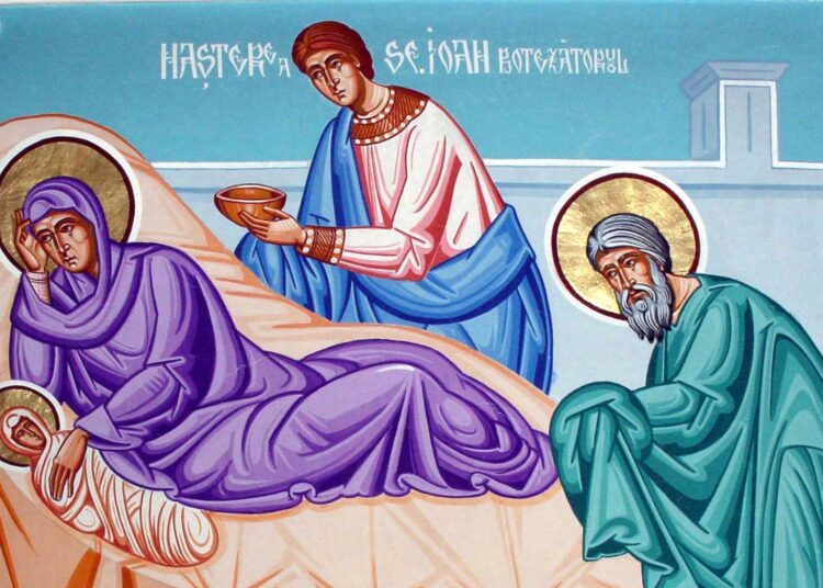 Creștinii ortodocși sărbătoresc, pe stil vechi, Nașterea Sfântului Ioan Botezătorul sau Sânzienele