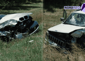 VIDEO // Detalii despre accidentul din raionul Edineț: Trei persoane au ajuns la spital. Șoferul e în stare gravă