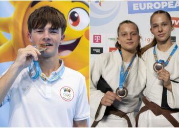 FOTO // Trei noi medalii pentru sportivii moldoveni la Festivalul Olimpic al Tineretului European. Cine a urcat pe podium