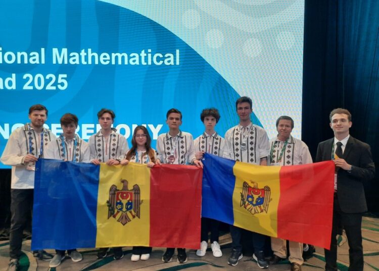 R. Moldova a obținut o medalie de argint, o medalie de bronz și o mențiune de onoare în cadrul Olimpiadei Internaționale de Matematică
