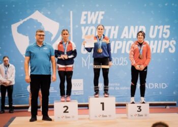 FOTO // Halterofilii moldoveni au cucerit 13 medalii la Campionatele Europene de tineret U15 și U17