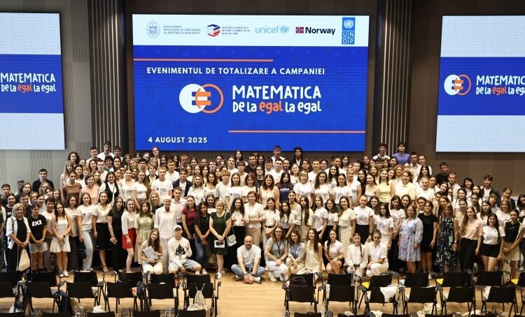 Campania „Matematica de la egal la egal” s-a încheiat: peste 600 de liceeni au oferit sprijin colegilor din clasa a IX-a