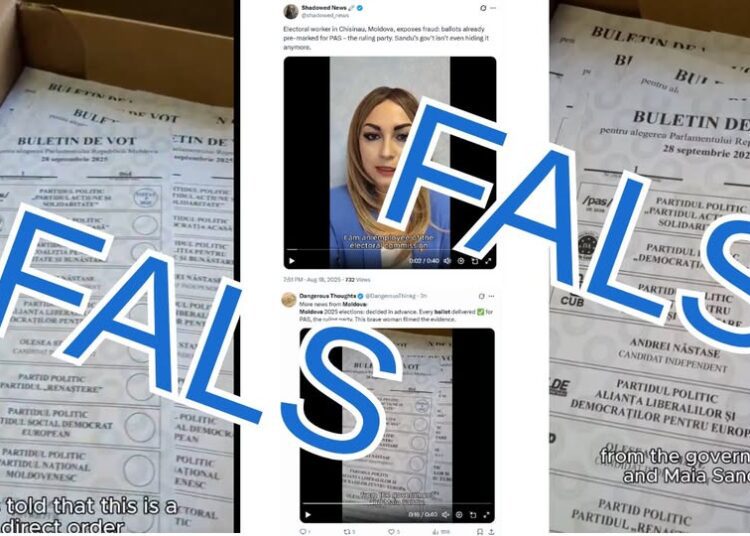 CEC dezminte un video fals privind buletinul de vot cu ștampila aplicată în dreptul unui concurent electoral