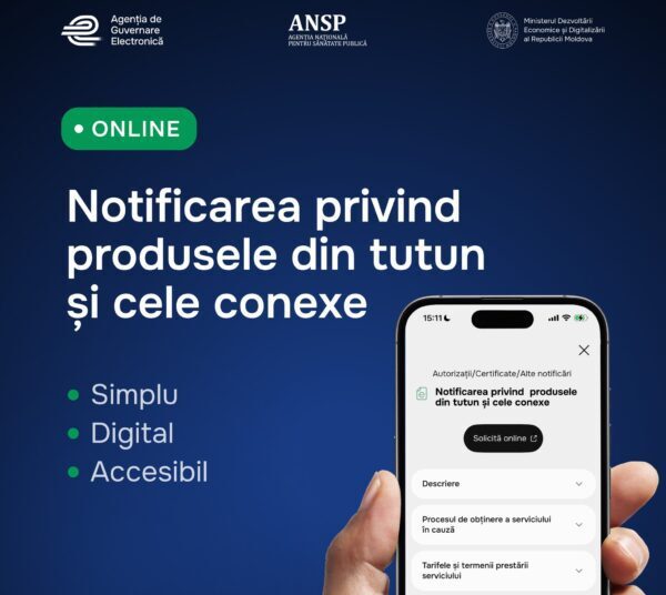 ANSP a lansat un serviciu digital pentru notificarea produselor din tutun