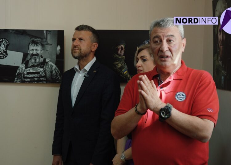 VIDEO // Războiul din Ucraina, prin ochii fotojurnalistului Boris Bukhman. Expoziția „Născuți să învingă” a ajuns la Bălți