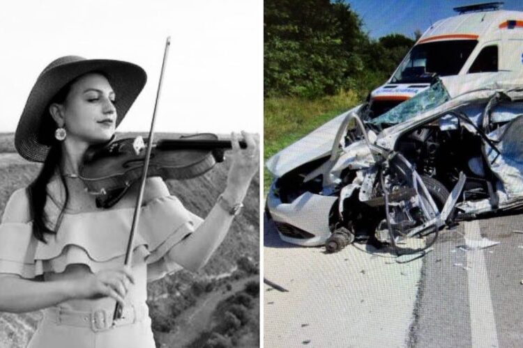 Tânăra care a decedat în accidentul de ieri era violonistă. A fost mireasă acum o lună
