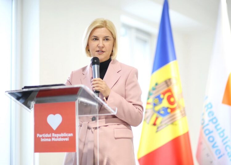 Ministerul Justiției cere suspendarea pentru un an a activității partidului Irinei Vlah