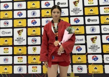 O tânără din Bălți a obținut medalia de bronz la Cupa Mondială de Sambo din Dușanbe, Tadjikistan