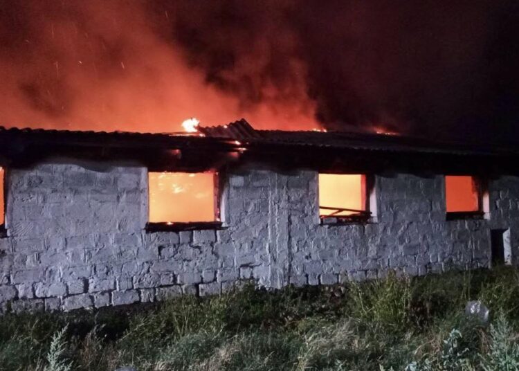 300 животных были спасены пожарными из пожара в районе Рышканы