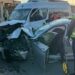 Accident între un microbuz și o mașină în România. 13 persoane au ajuns la spital
