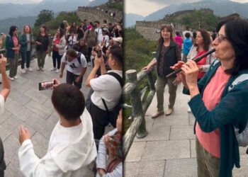 VIDEO // Surorile Osoianu au cântat pe Marele Zid Chinezesc