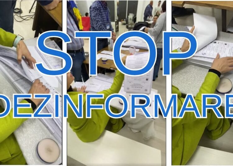 CEC dezminte un video fals despre numărarea voturilor, distribuit de un candidat