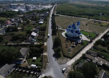FOTO // Investiție de aproape 32 de milioane lei: locuitorii din Țarigrad se bucură de un drum mai sigur