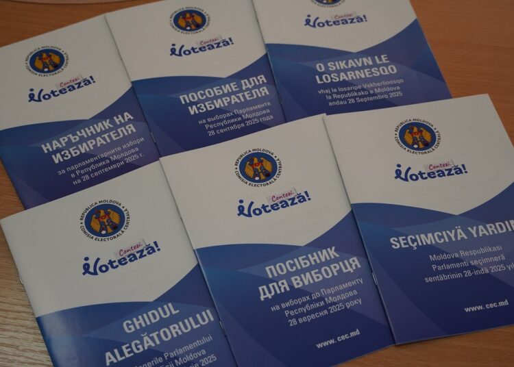 CEC a elaborat materiale informative pentru alegători în cinci limbi ale minorităților etnice