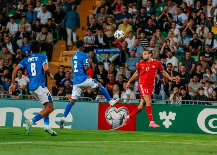 Naționala Moldovei învinsă de Israel cu 0-4 în preliminariile Mondialului 2026