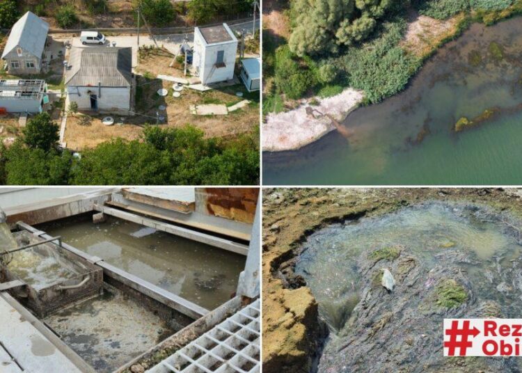 VIDEO // Stația de epurare din orașul Rezina activează ilegal și poluează grav râul Nistru