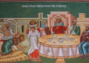 Creștinii ortodocși de stil vechi prăznuiesc astăzi Tăierea Capului Sfântului Ioan Botezătorul