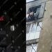 Un bărbat s-ar fi aruncat în gol de la etajul 5 al unui bloc de locuințe din Bălți, pentru a scăpa de flăcări