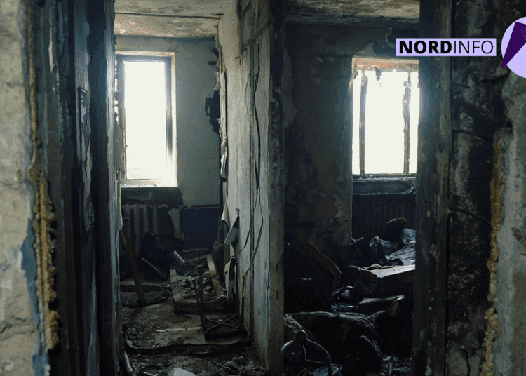 VIDEO // Incendiu cu final tragic la Bălți. Proprietarul apartamentului în flăcări a fost internat în stare gravă. Vecinii se temeau de un asemenea incident