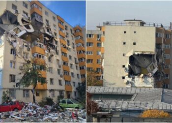 FOTO // Explozie puternică într-un bloc din București. Două persoane au decedat