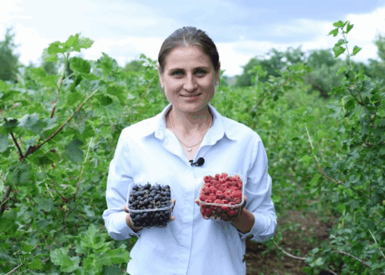 VIDEO // O profesoară de educație fizică din Fălești și-a transformat grădina într-o afacere