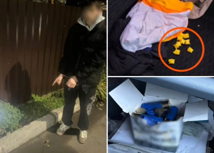 VIDEO // Doi tineri, reținuți la Bălți pentru trafic de droguri. Ascundeau drogurile în zone izolate și transmiteau coordonatele pe Telegram